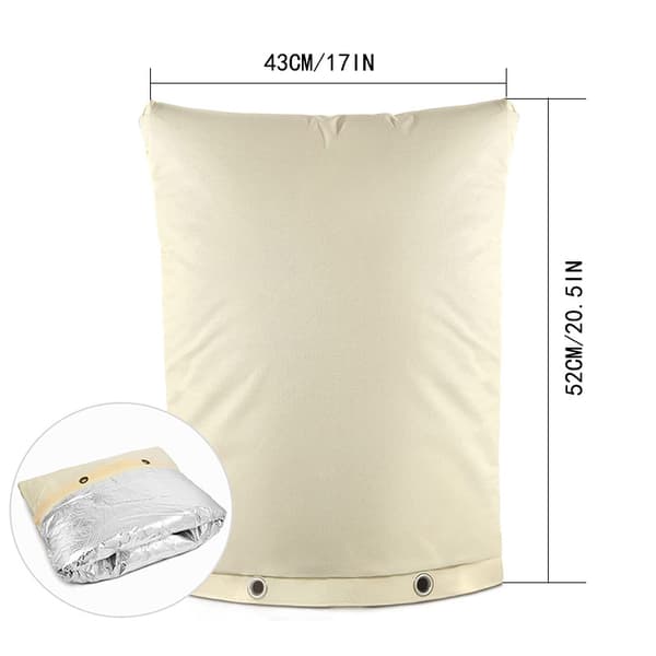 (43*52cm-Beige) Vattenkransskydd Rörisolerad Fick utomhus