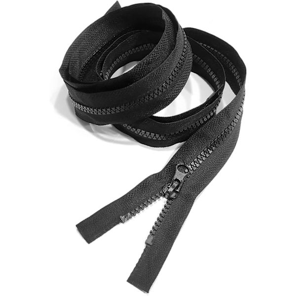 (70cm) 2-pack kraftiga nylonblixtlås, idealiska för sömnad, sömnad, sömnad, kjolar, väskor, kuddar, hantverk och accessoarer, marinblå