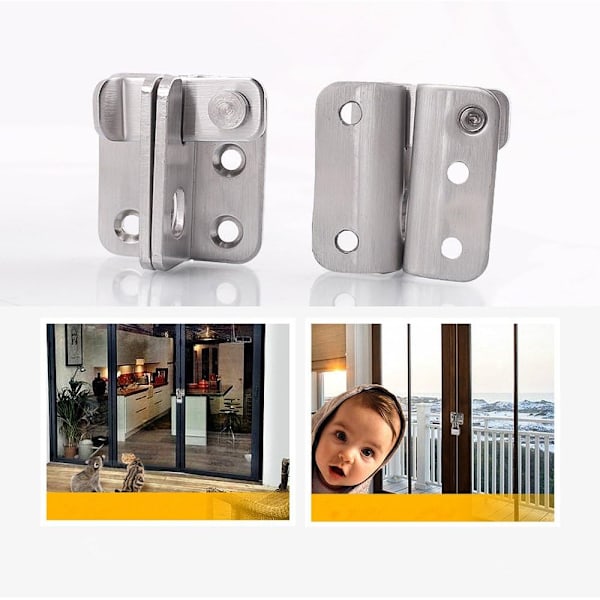 Hasp-salpaportti lukkoportti salpa ovi salpa ruostumaton teräs lukko oikea avoin pieni ovisalpa f