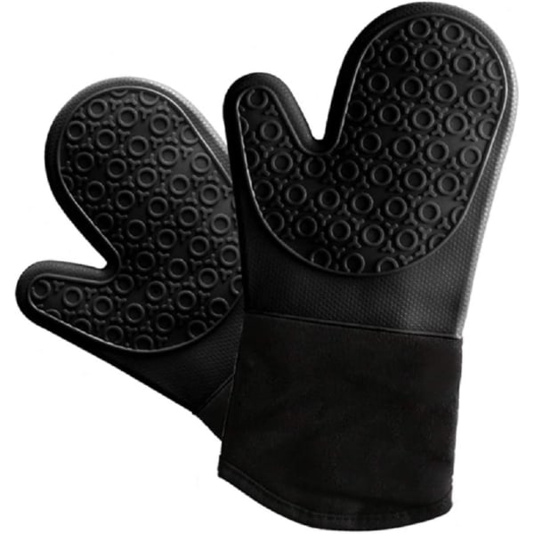 Oven Mitt with Silicone Shell Heat Resistant up to 500°C - Waterp