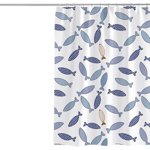 180 x 200 cm duschdraperi med 12 krokar (11), dusch C