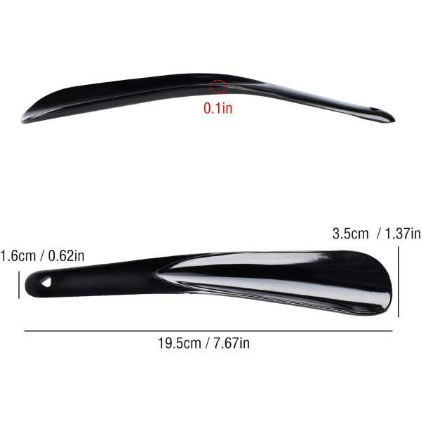 Lazy Shoe Helper Skohorn 19,5 cm 3 st Plast Skohorn Lazy Sh