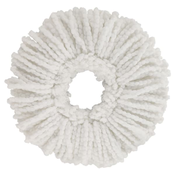 4 stk. Mikrofiber Mopphoder, Runde Erstatningsmopphoder 360 Rota