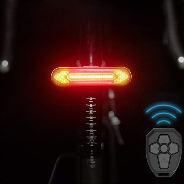 Polkupyörän takavalo - USB ladattava