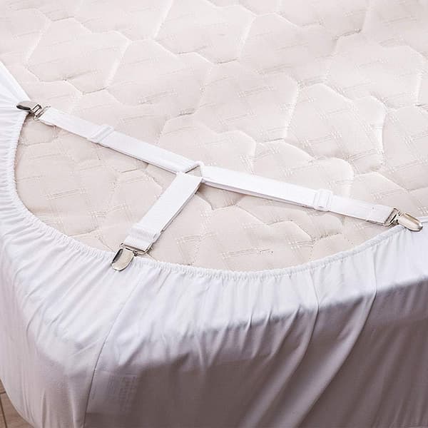 Lakanremsor 4 st Triangel Lakanfäste Elastisk