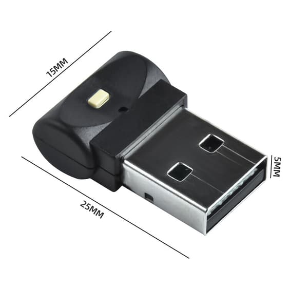 1 st Mini LED USB-bilinredningslampa Neon Atmosfärisk Ambient Lam
