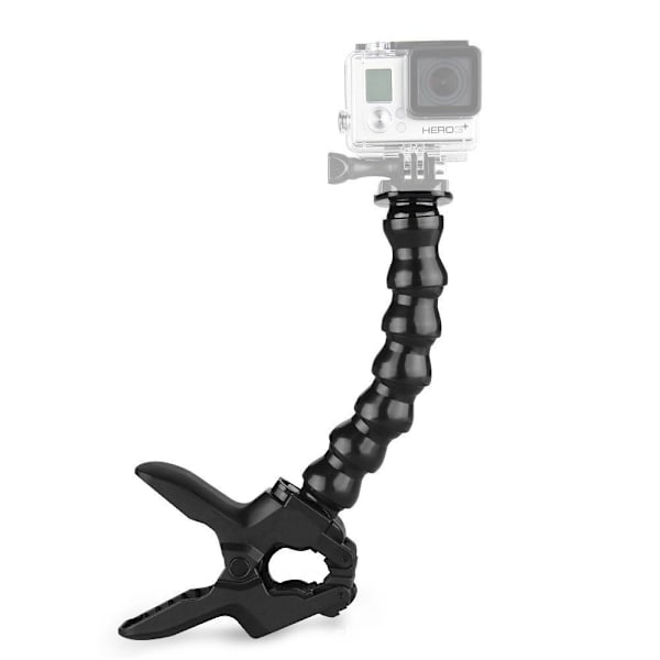 Flexibel Hotshoe - Svanhalsfäste (Kamera Ingår Inte) för GoPro Hero 9 Hero 8 Hero 7 Hero 6 Hero 5 Hero 4 Sessi D