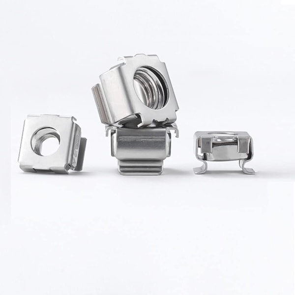 10pcs M5 Cage Nuts Stainless Steel Cage Nut for Network Cabinets