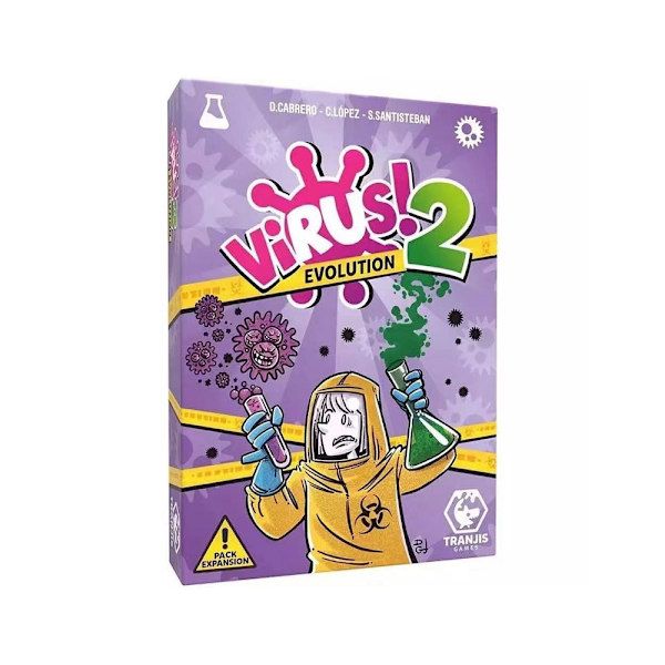 Tranjis Games - VIRUS! 2 Evolution (Udvidelse) - Kortspil, 8 til 99 år (TRG-12evo) B
