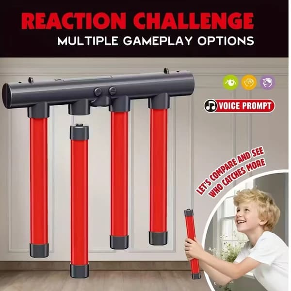 Quick Response Challenge-spill, interaktivt reaksjonstidsspill for flere spillere, håndhastighetstester