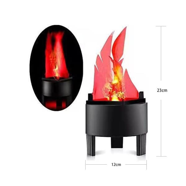 LED-simulert flammelampe, dynamisk med LED-flammelys-effekt