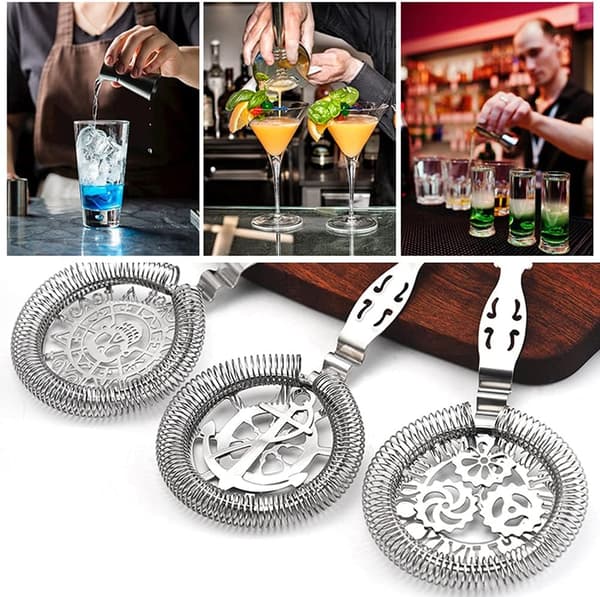 Cocktail sil, rostfritt stål bar sil, professionell sil