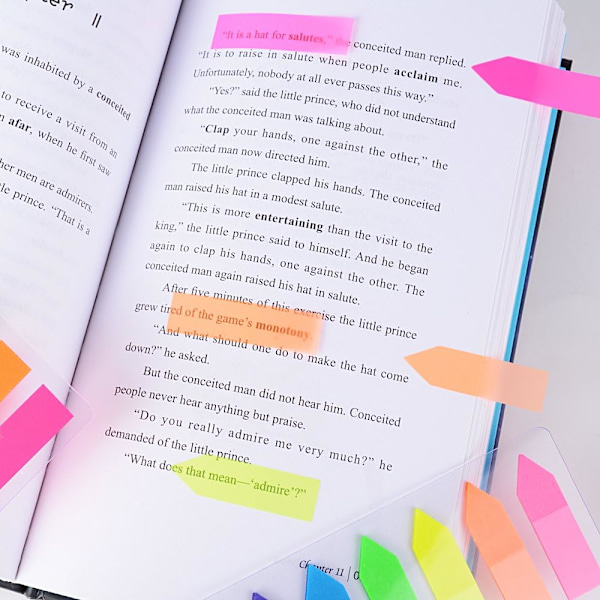 2800 Stykker 20 Sett Fargerike Sticky Notes i 7 Farger Sideindeks E