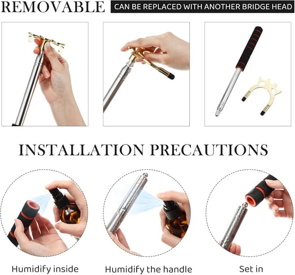 Retractable Snooker Pool Bridge Stick Pool Table Accessories Retractable Billiards Cue Rest with Remova
