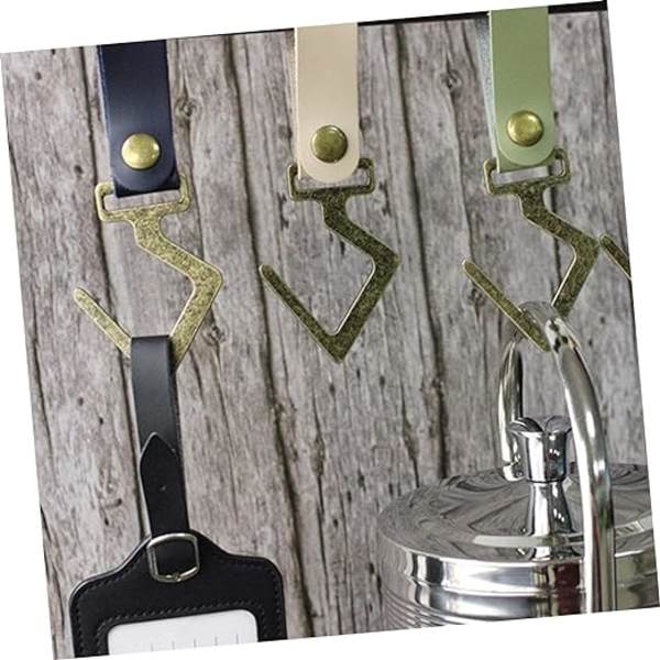 7 st Camping Metallkrok Verktyg Krokar Väggkrokar Utomhus Handdukskrokar Kökskrokar Camping Hängare Utomhus Camping Krokar Men
