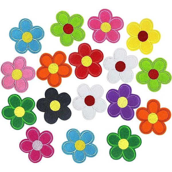 26 stycken broderade strykjärnspåsar, solrosflöde U
