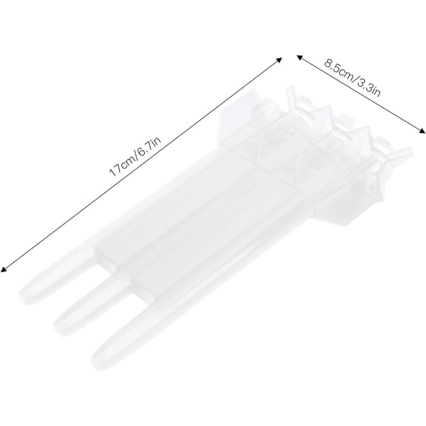 Hvit Dartboks, Bærbar Dartboks ABS+Aluminiumslegering 3 Hylses Oppbevaringsboks med Hengeløkke L