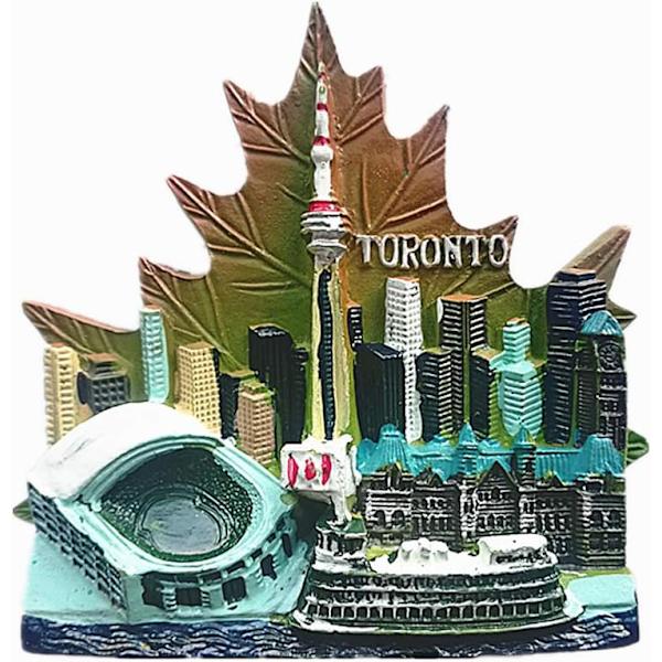 3D-jääkaappimagneetti Toronto Kanada -matkamuisto, kodin ja keittiön sisustus