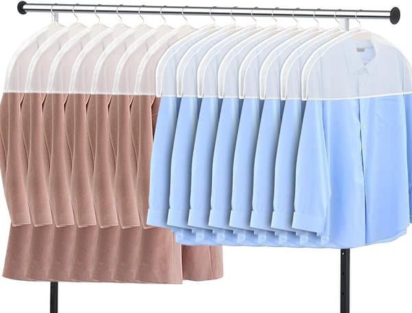 15-pack axelskydd för kläder, andningsbara klädskydd
