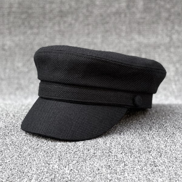 Lue for kvinner Vintage kvinner Vinter Solid Hat Beret Cap Korean Pai
