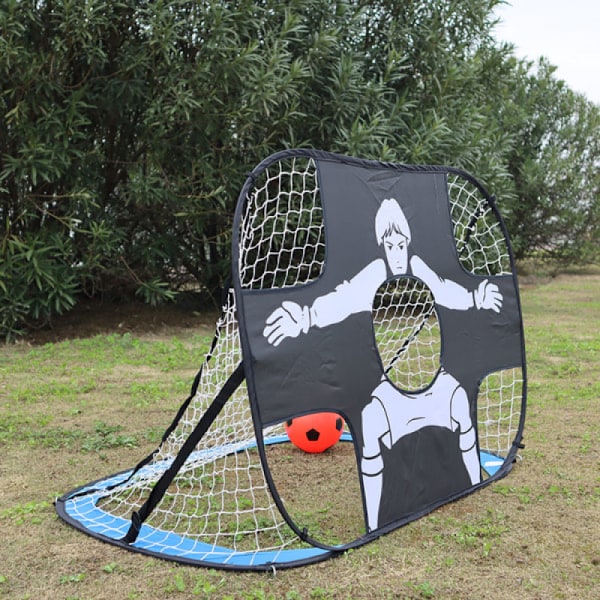 Football Training Shooting Target Cloth(Blue), Outdoor Folding Children's Football Goal