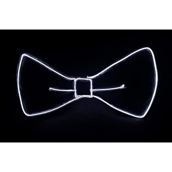 Bow Tie Light Up 4 Modes til Halloween, Kostume, Fester, Festiva