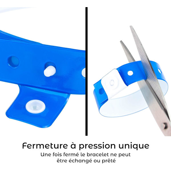 Plast/vinyl armband för evenemang - vattentäta T