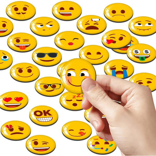 Emoji Magnet Køleskabsmagnet Dekorativ Whiteboard Klasse Skab I