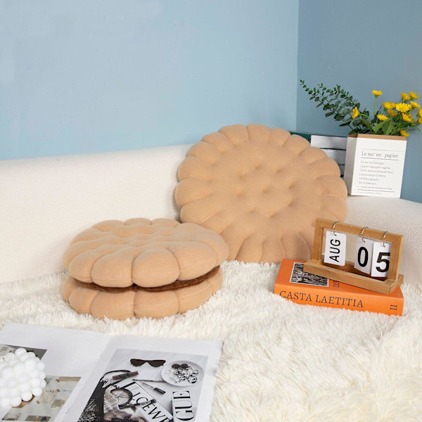 Mandel Sandwich-35cm Simulering Sandwich Biscuit Pude Sofa Cus