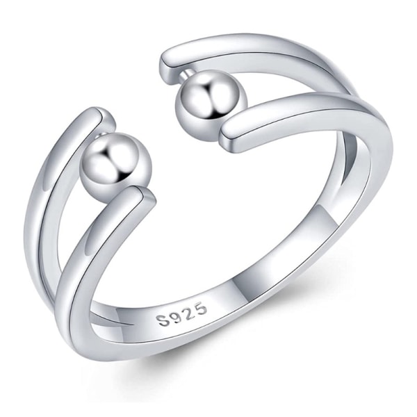 Silverring för kvinnor - 925 Sterling Silver Justerbar Ring 936d | Fyndiq