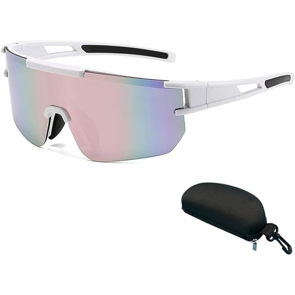 Polariserade cykelglasögon, landsvägscykelglasögon, herrsportglasögon för kvinnor, vindtät och anti-im A