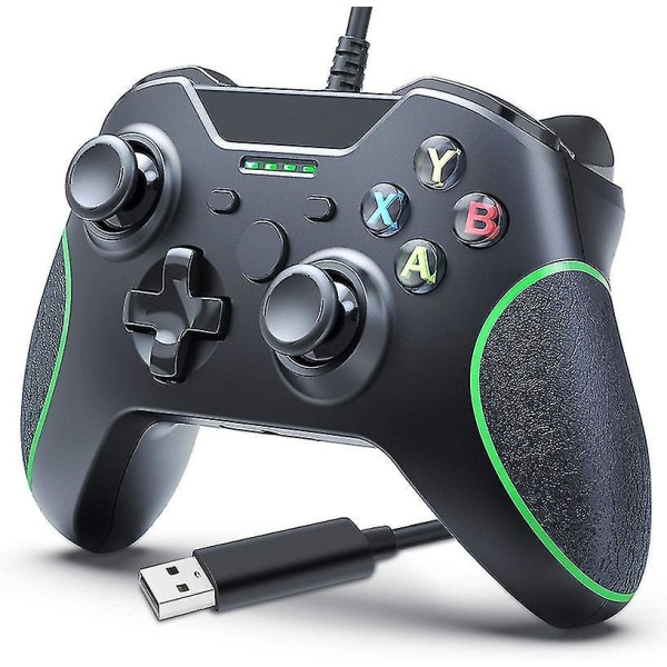 Kabelansluten kontroll för Xbox One/Xbox Series S/x USB Gamepad Fjärrstyrspakskontroll