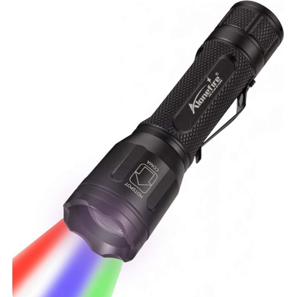 X32 4 i 1 Flerfärgad LED-ficklampa Vit Blå Grön Röd 5114 | Fyndiq
