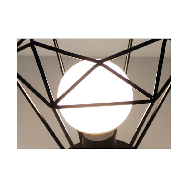 Geometrisk smidd vegglampe for stue, kjøkken, loft, spisestue, kafé (pære ikke inkludert) Syv lag rund hvit lys E27 -DENUOTOP