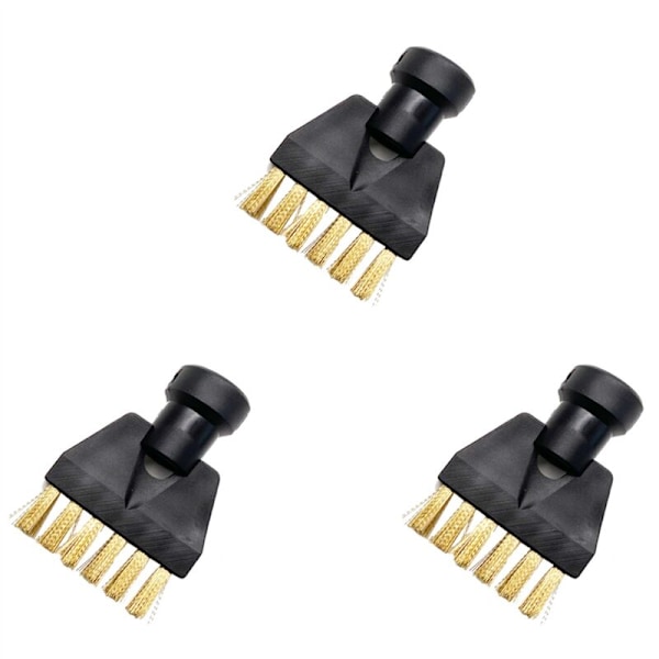 3X Flat Rengjøringsbørste for SC1 SC2 SC3 SC4 Damprenser Tilbehør Adapter Hjem Dysesett