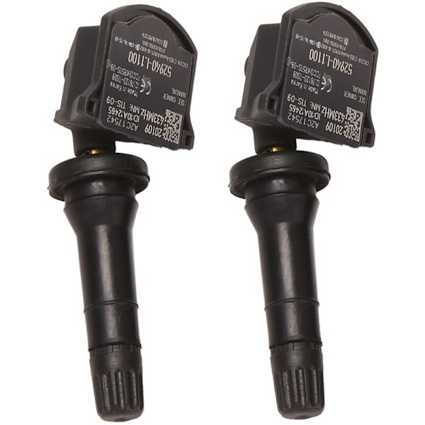 2 st TPMS däcktrycksövervakningssensor 52940-L1100 för K5 Seltos 2020-2021
