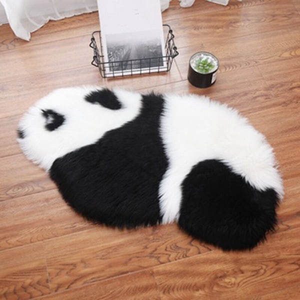 Tegneserie Blød Fluffy Gulvtæppe Gulvmåtte Tæppe Panda Tæppe Måtte Hjem Decor Badeværelse Sød Soveværelse Tæppe