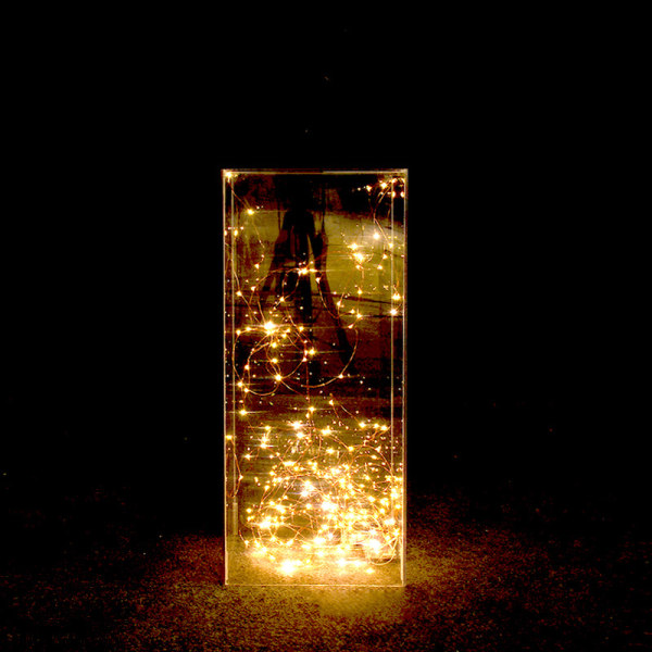 Fairy Lights Batteridrevne strenglys LED Mason Jar Lights Vanntette Silver Wire Lights Firefly DIY Party Bryllup Jul Valentinsdag De