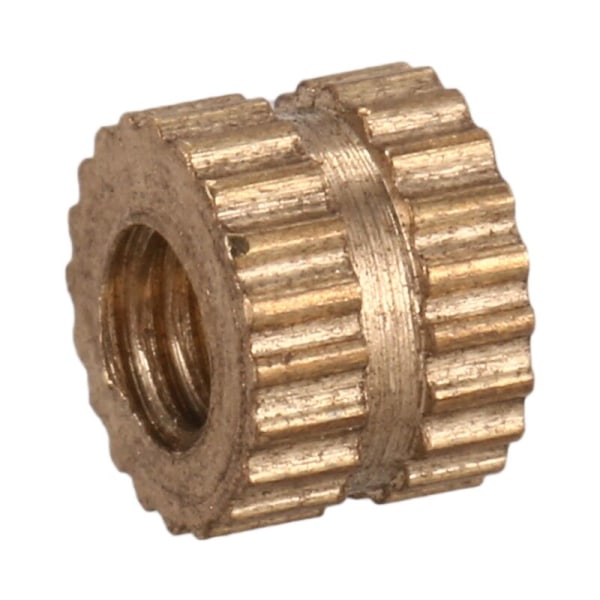 20 stk M3 x 4mmx5mm messinginnlegg for skruing, integrert mutter
