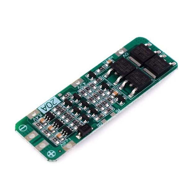 2 stk 3S 20A litiumbatteri 18650 lader PCB BMS beskyttelseskort 18650 Li-Ion batteriladingsmodul 11.1V 12V 12.6V