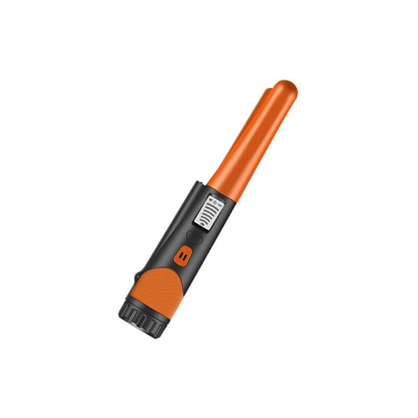Metalldetektor, Högkänslig Handhållen Metalldetektor, Enknapps LED-Indikator, Metalldetektor, Guldetektor, Pekstift, Metalldetektor, 1 st (Orange)