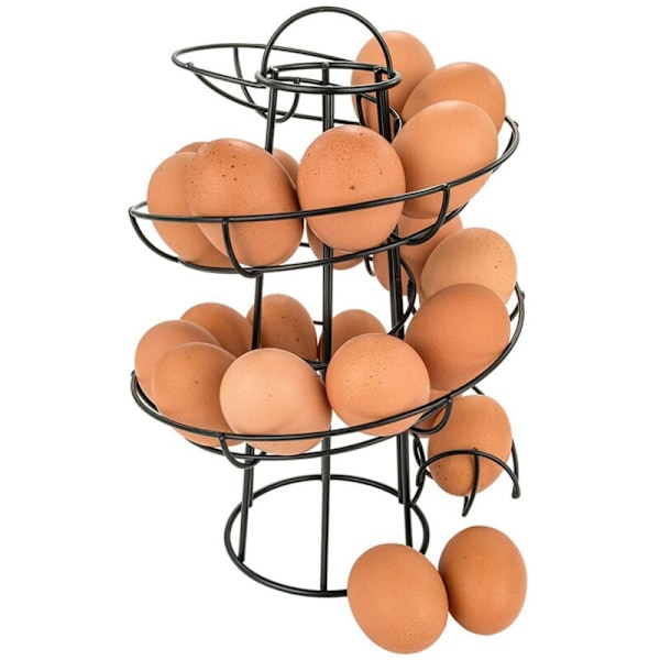 Eggdispenser, Spiral Egg Spiral Design, Egg Holder Rommer Omtrent 30-36 Egg