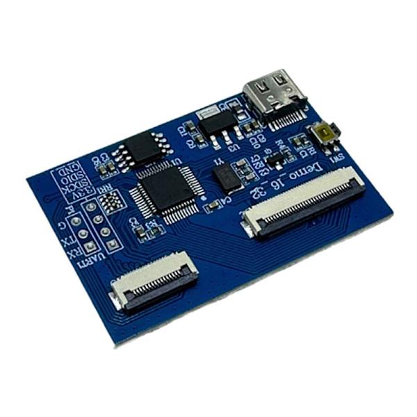 2,8 tum LCD-modul Pekskärm Monitor 4-trådig SPI-gränssnitt Bärbar Multifunktionell IPS Full View