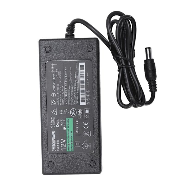 72 Watt 12V 6A 5.5 2.5mm Strømadapter Ideel til LED og CCTV Kamera