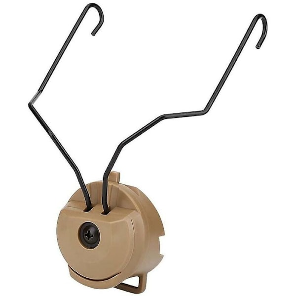 1 Par Bästa Hjälm Rails Adapter För Stand Fast Hjälm Rails Upphängningsfäste Brusreducerande Hörlurar