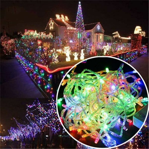 30M 300 LED-lysstreng for karneval, bryllup, utendørs og innendørs hagebelysning, LED-lysstreng for juletrær, dekorasjon av paviljong