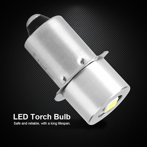 1W P13.5S LED Lommelykt Pære, 100-110LM 2700K 7000K Utbyttbar Pære Reserve Arbeidslys (6V)