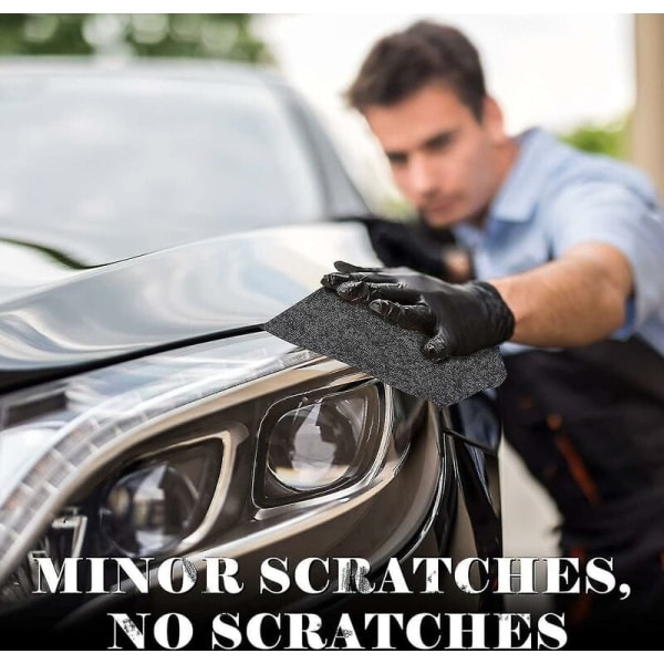 4 pakker Nano Sparkle Cloth Car Scratch Remover Nano Magic Cloth Enkelt å polere overflate