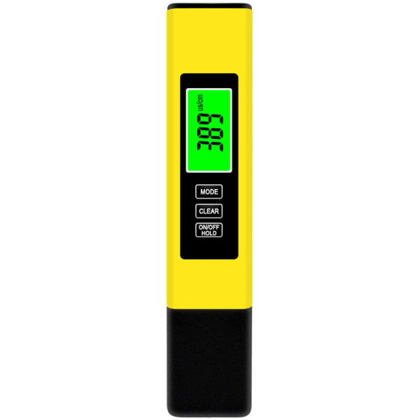 Vattenkvalitetstestpenna Tre-i-ett konduktivitetstestpenna (gul)