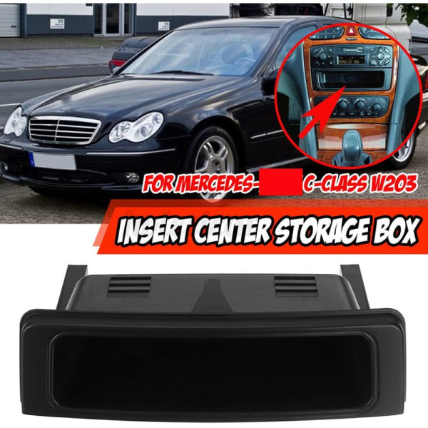 2036830291 Förvaringsfack för mittkonsol i bil till W203 C-klass 2001-2007 W639 Förvaringsbox Organizer